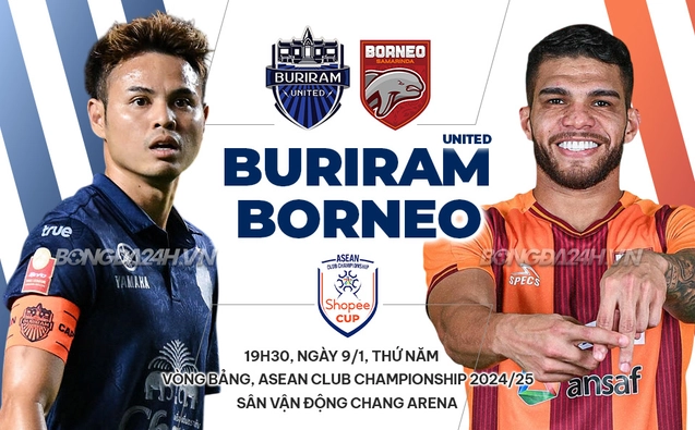 Nhận định Buriram vs Borneo (19h30 ngày 9/1): Chủ nhà trên cơ 
