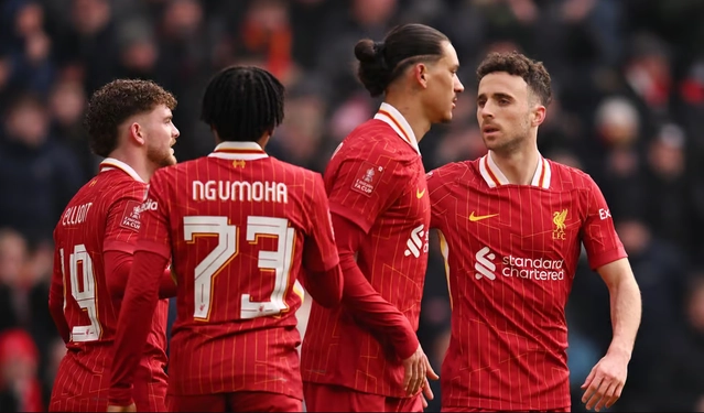 Liverpool vừa thắng 4-0 ở đấu trường FA Cup.
