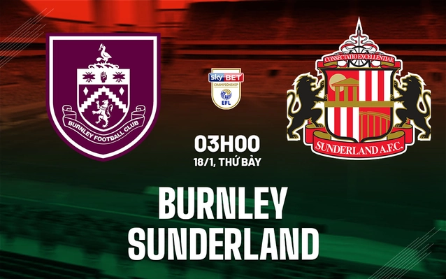  Burnley vs Sunderland
