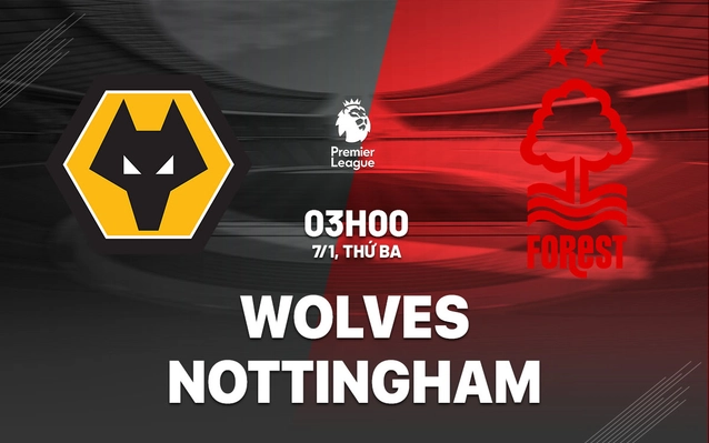 Wolves vs Nottingham vòng 20 Ngoại hạng Anh 2024/25.
