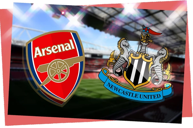 Arsenal vs Newcastle lượt đi bán kết cúp Liên đoàn Anh 2024/25.
